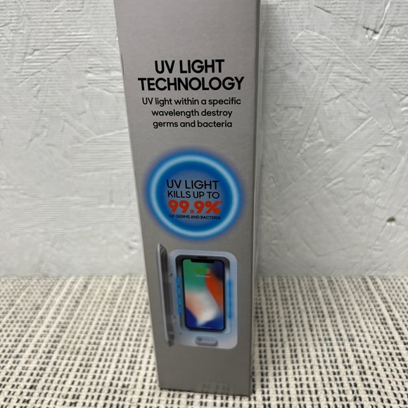 Sharper Image UV Zone Phone Sanitizer of essential items New in box - Picture 3 of 4